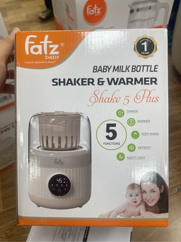 Máy lắc sữa và hâm sữa bằng khí nóng Shake 5 Plus