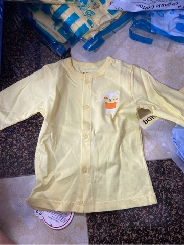 Áo ss cài giữa tay bo