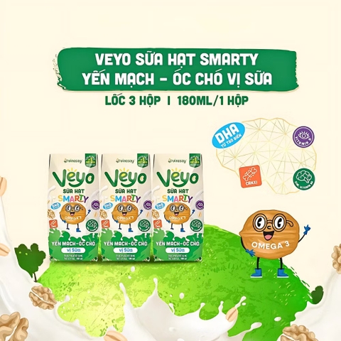 Sữa yến mạch óc chó veyo 180ml