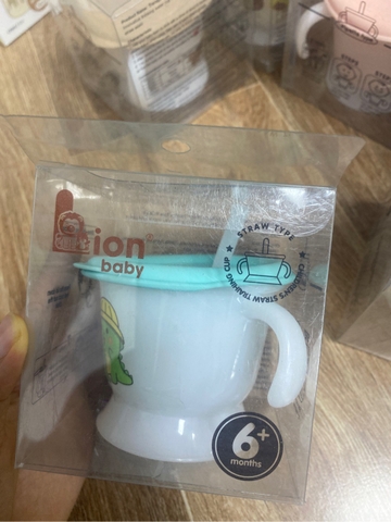CỐC TẬP UỐNG ỐNG HÚT CHO BÉ – LION BABY (TỪ 6 THÁNG TUỔI)