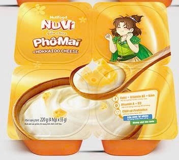 Sữa chua nuvi vị phomai