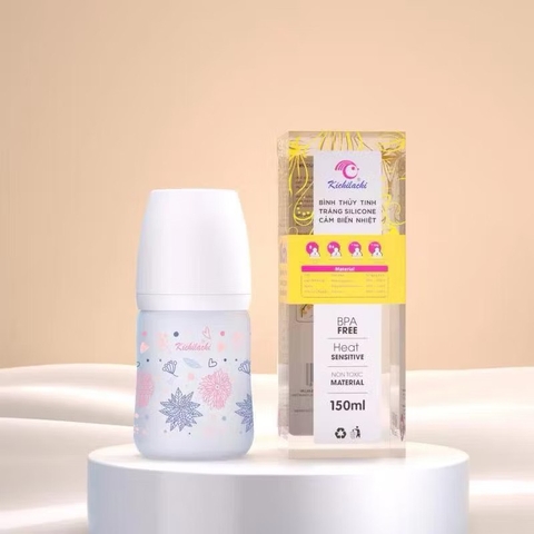 Bình Thuỷ tinh tráng silicon kichi