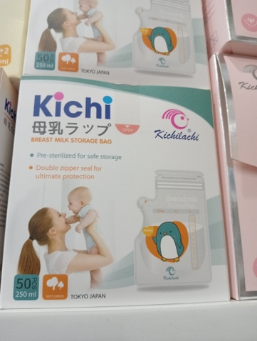Túi trữ sữa kichi 250ml