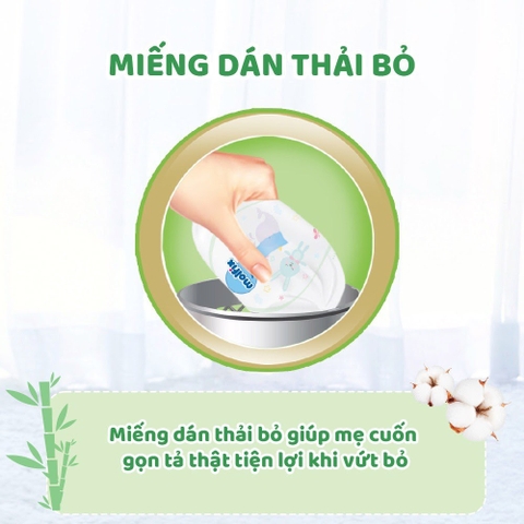 Bỉm - Tã quần Molfix size XXL 56 (15 - 25kg) + Tặng 8 Miếng