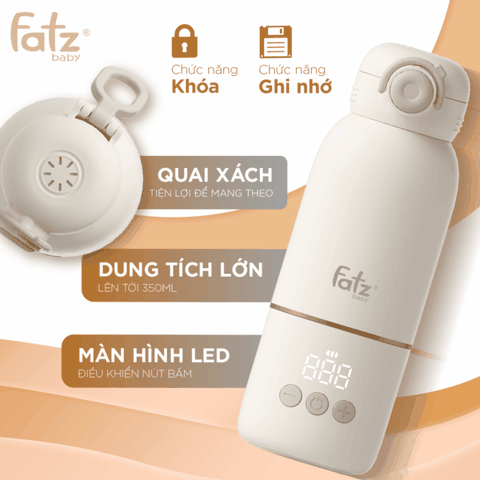 Bình đun và hâm nước pha sữa di động Mini Smart 16 Plus