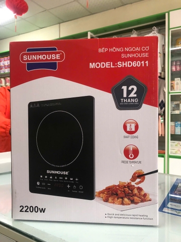 BẾP HỒNG NGOẠI CƠ SUNHOUSE SHD6011 – CÔNG SUẤT MẠNH MẼ, NẤU ĂN CỰC NHANH