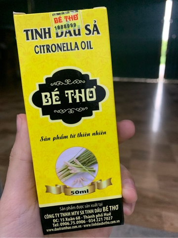 Tinh dầu xả bé thơ