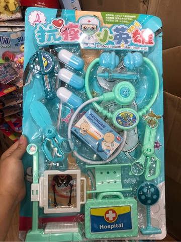 BỘ ĐỒ CHƠI BÁC SĨ MINI CHO BÉ – GIÚP BÉ YÊU THƯƠNG & BẢO VỆ SỨC KHỎE