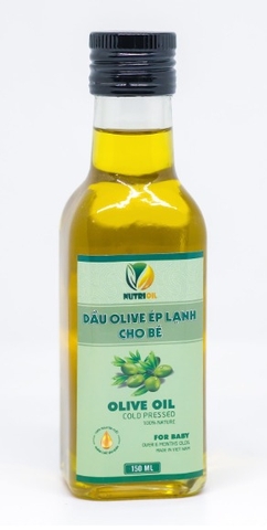 Dầu olive ép lạnh 60ml Nutri Oil