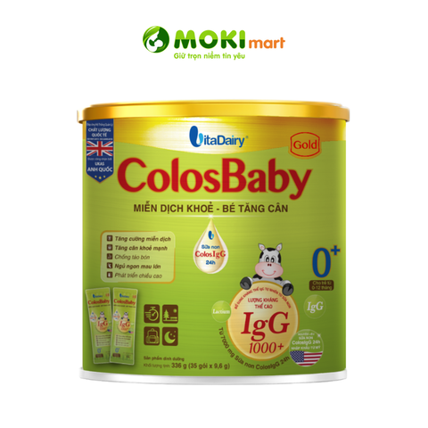Sữa bột ColosBaby Gold 0+ 336g - Dạng Gói Tiện Lợi