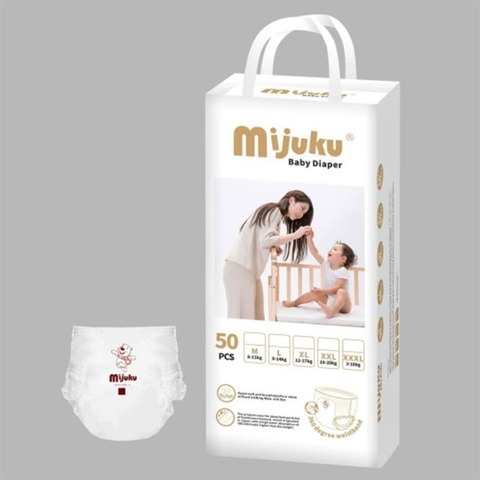 Tã quần Mijuku Size 3XL - 50 Miếng (18-23kg)