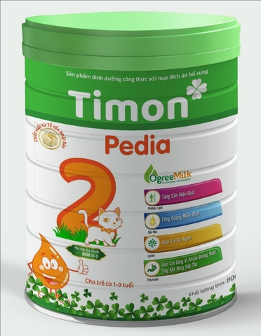 Sữa Timon Pedia cho trẻ từ 1 - 9 tuổi (800g)