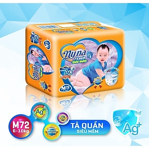 Tã Quần Siêu Mềm Siêu Thấm Đủ Size M 72 Miếng