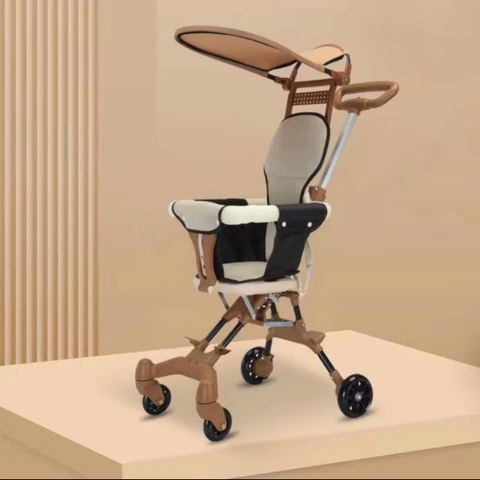 Xe Đẩy Du Lịch Gấp Gọn Đảo 2 Chiều Có Đệm