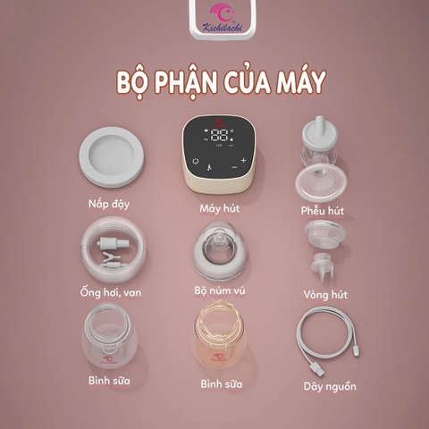 Máy Hút Sữa Điện Đôi Kichi Plus (Không Đau)