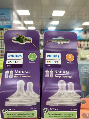 Núm ti Philips Avent SCY962/02 cổ rộng