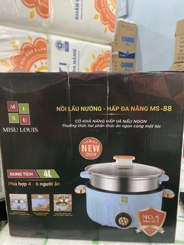 NỒI LẨU – NƯỚNG – HẤP ĐA NĂNG MISU LOUIS MS-88