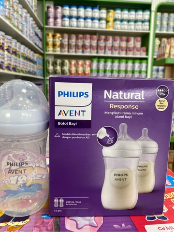 Bình Sữa Mô Phỏng Tự Nhiên Mới Philips Avent Natural Response 260ml