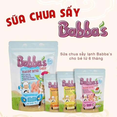 Sữa chua sấy lạnh Babba’s vị xoài