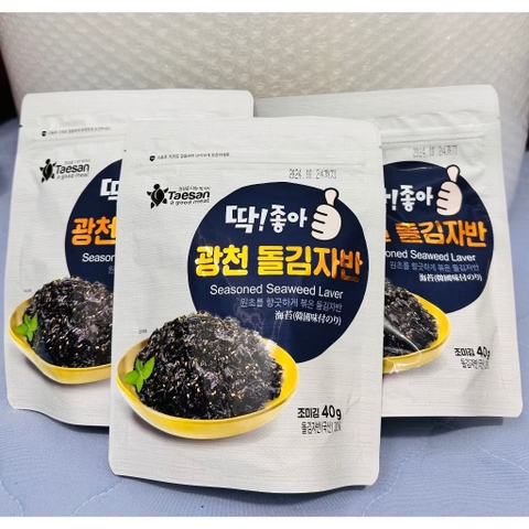 Rong biển rắc cơm vụn mè vừng