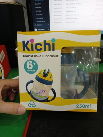 BÌNH TẬP UỐNG NƯỚC KICHI CHO BÉ – 250ML