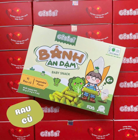 Bánh ăn dặm Guguggi vị rau củ