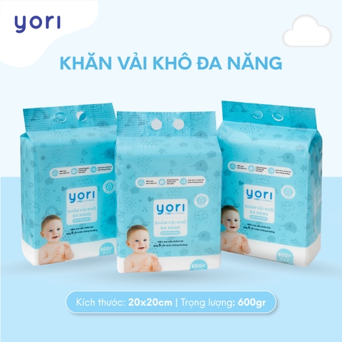 KHĂN VẢI KHÔ KHÁNG KHUẨN YORI 20x20cm