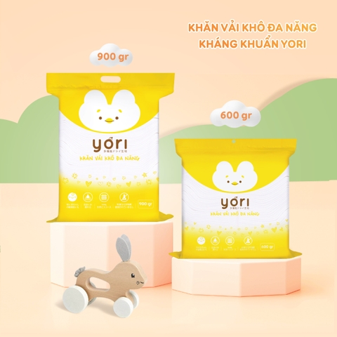 Khăn vải khô Yori vàng 900gr