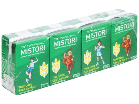 Sữa lúa mạch TH True Chocomalt Mistori hộp 110ml (>1 tuổi)