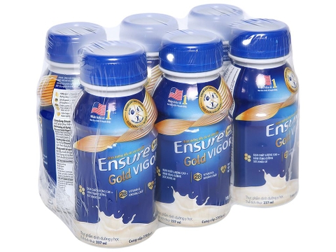 Sữa Ensure Gold StrengthPro hương vani 237ml Abbott tăng cường sức khỏe, tăng cường miễn dịch