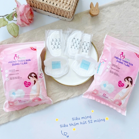 Miếng lót thấm sữa Mamicare Kichilachi 52 miếng