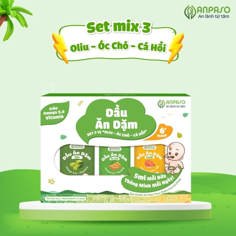 Set dầu ăn dặm Anpaso