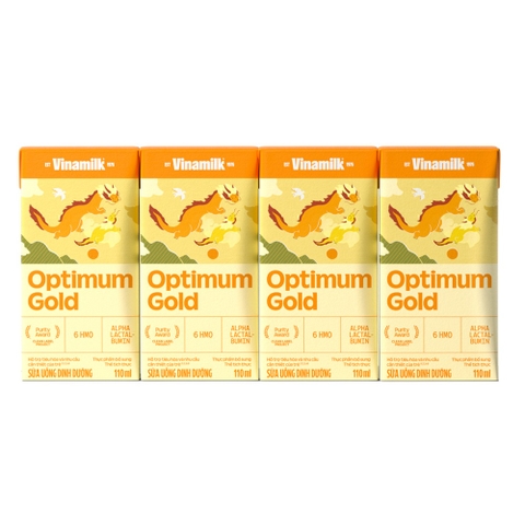 Sữa bột pha sẵn Optimum Gold hộp 110ml cho trẻ từ 1 tuổi