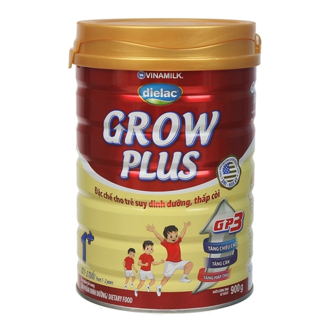 Sữa Vinamilk Dielac Grow Plus 1+ 900g cho bé 1Y-2Y