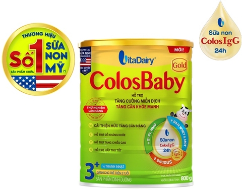 Colos Baby 0( vị nhạt) 900g