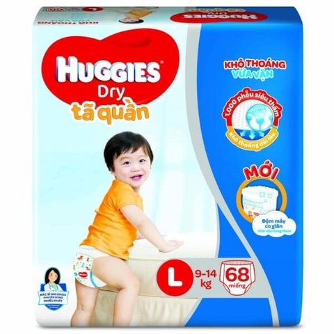 Bỉm quần Huggies Siêu Đại L - 68M