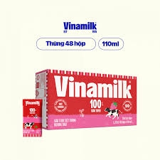 Vinamilk 100% hương dâu 110ml
