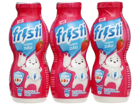 Sữa chua uống hương dâu Fristi 80ml