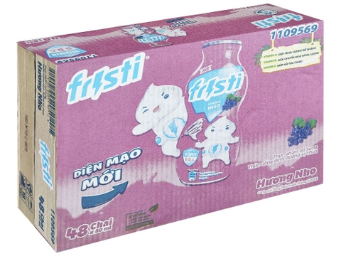 Chai sữa chua uống hương nho Fristi 80ml