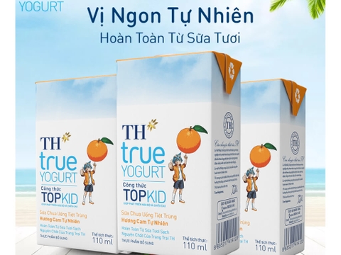Nước Uống Sữa Trái Cây TH True Juice Topkid Vị Cam 110ml (>1 tuổi)