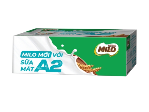 Sữa lúa mạch ít đường Milo A2 180ml