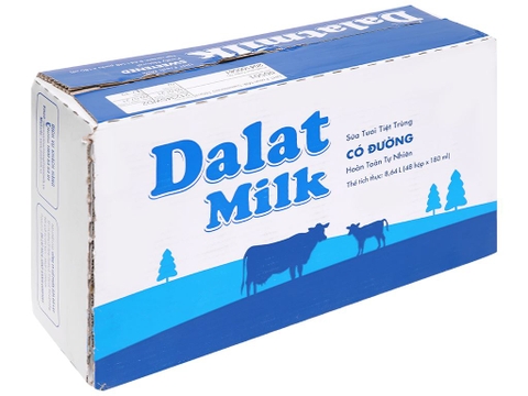 Dalatmilk có đường 180ml