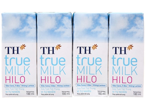 Sữa tươi tiệt trùng vị tự nhiên TH true MILK Hilo 180ml