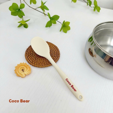 Thìa phới silicon Coco Bear
