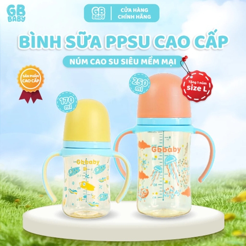 Bình tay cầm PPSU GB 250ml