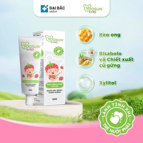 Kem đánh răng yoosun baby 1+