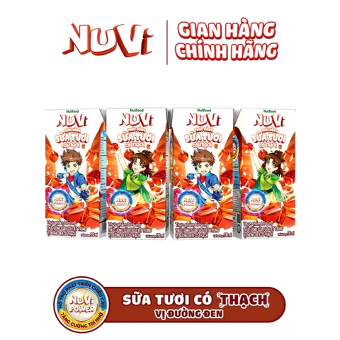 Nuvi đường đen có thạch 170ml