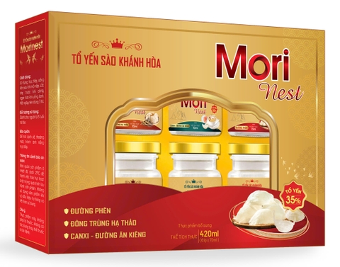 Yến Mori Nest Xách Canxi - Đường Ăn Kiêng