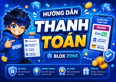 Hướng dẫn thanh toán mua hàng tại Blox Zone