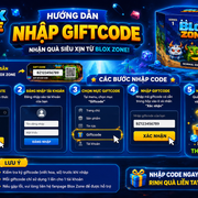 Hướng dẫn nhập giftcode bloxzone